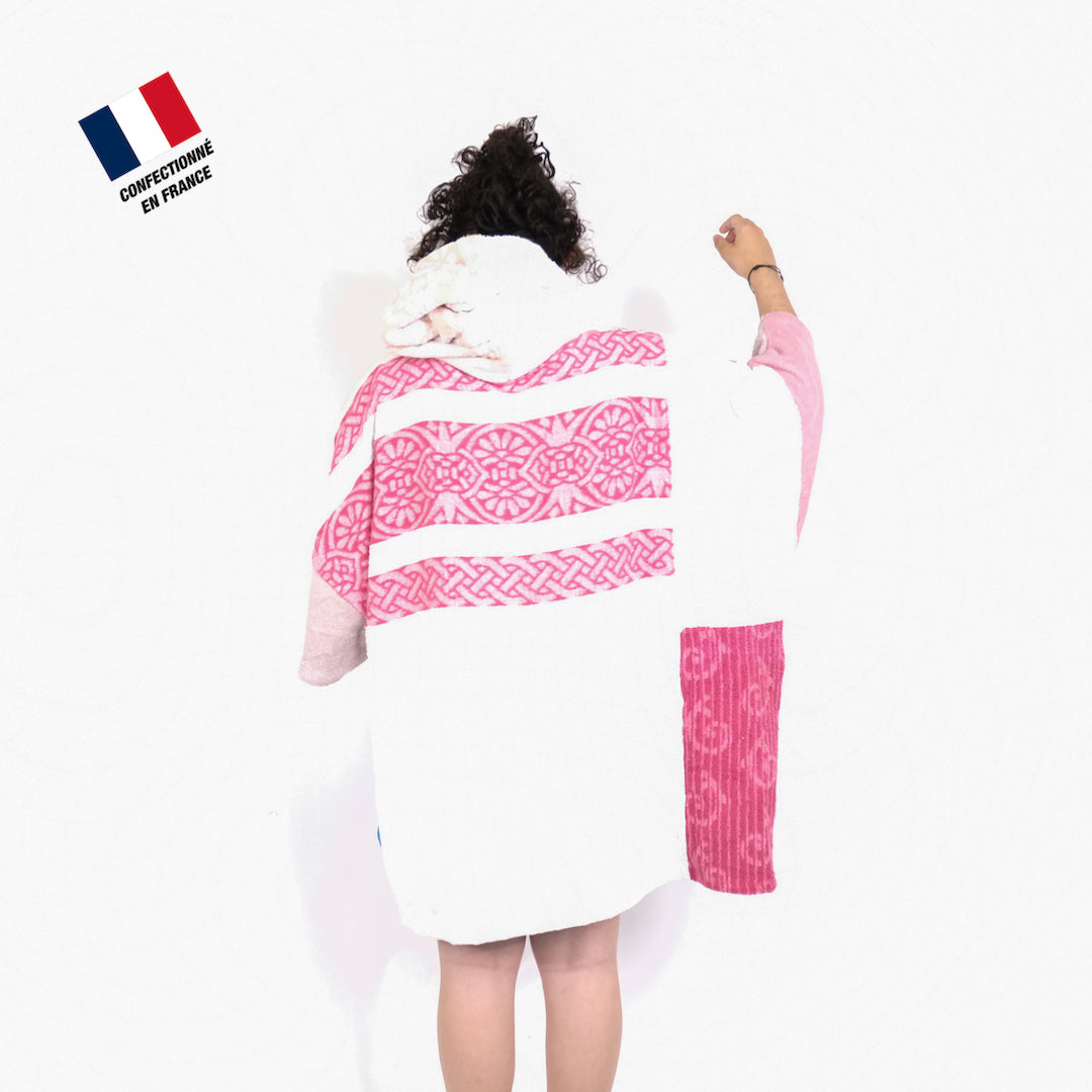 Poncho Anfibi Junior 100% Upcyclé « Two Frogs » modèle unique