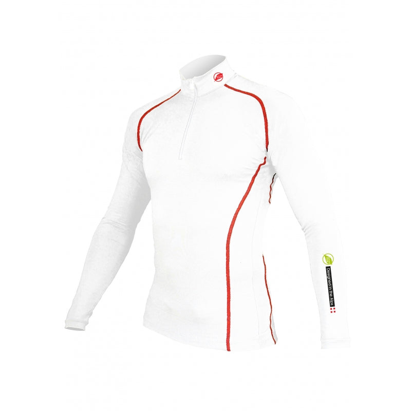Base Layer « POINTE BLANCHE ESF » Homme Blanc/Rouge
