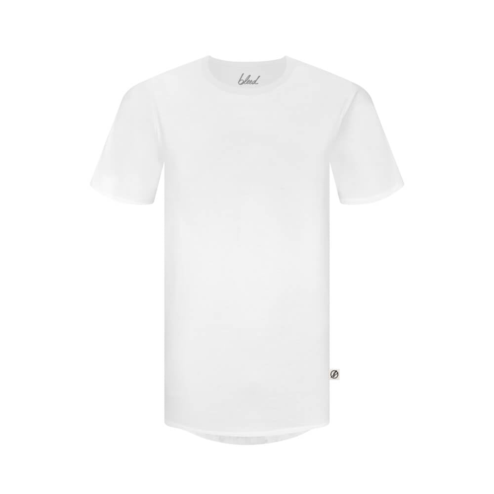 T-shirt blanc Homme en fibres végétales