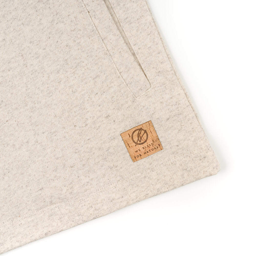 Pull blanc cassé Homme chanvre et coton bio certifié GOTS – MADE