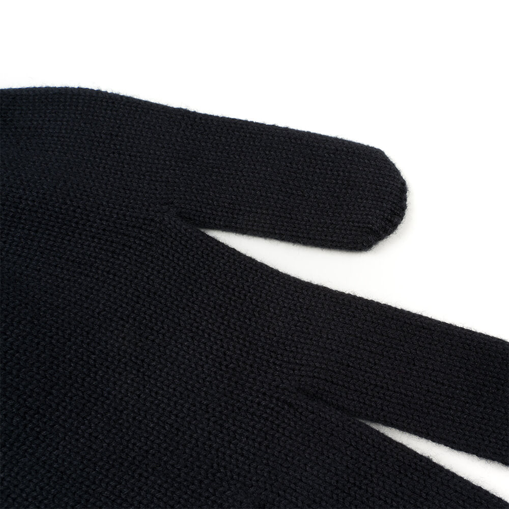 Gants Noirs coton bio fabriqués au Portugal