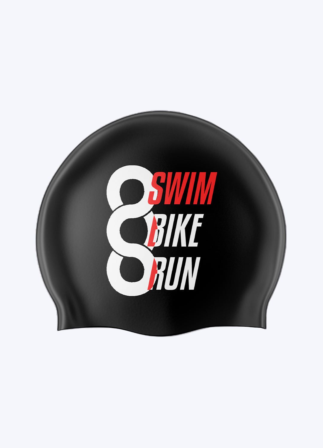 Bonnet de bain — Swim Bike Run — Noir